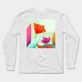 Beautiful Flower Art Long Sleeve T-Shirt